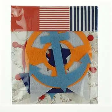 Bilipala Nautical Bunting Banner, Nautical Party Decorations, Pennant Banners for Party