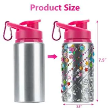 Decorate Your Own Water Bottle Kits for Creative Girls
