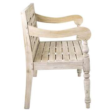 Stylish East at Main Imogene Bench - Natural Wood Construction