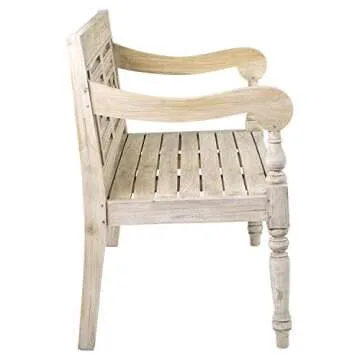 Stylish East at Main Imogene Bench - Natural Wood Construction