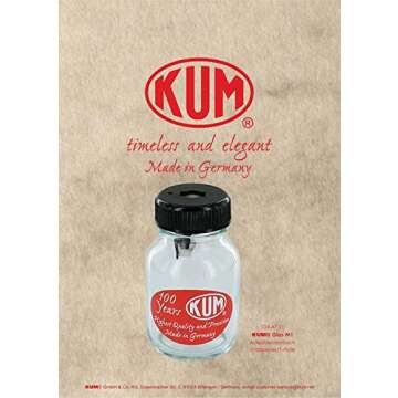 KUM GLAS Sharpener M1 - Precision Sharpener for Artists