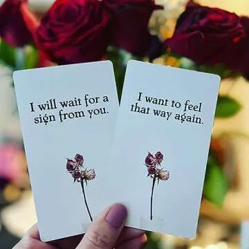 All Things Intuitive The Hidden Truth Oracle - Messages for Relationships in Challenge, 54 Cards, Indie, Premium Card Stock - Made in USA, Pink