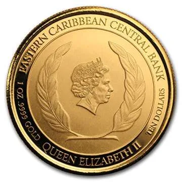2018 St. Kitts and Nevis 1 oz Gold Pelican Coin