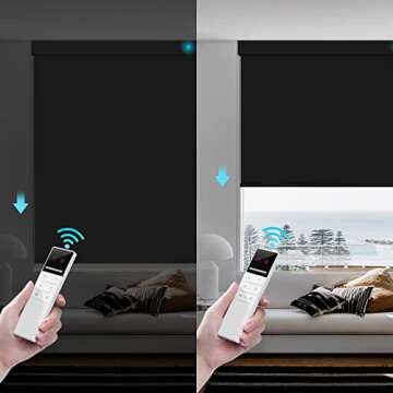 ZSTARR Motorized Smart Blind for Window - Customizable Blackout Blinds with Remote Control