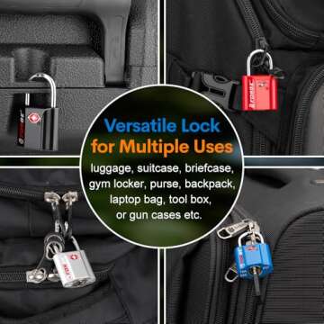 Forge TSA Approved Luggage Locks for Secure Travel