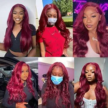 Burgundy 99j Lace Front Wig for Stunning Styles