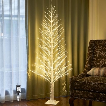 LITBLOOM Lighted Alpine Tree 6FT with 810 LED Lights