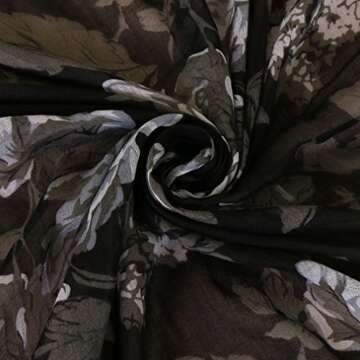 Elegant LMVERNA Floral Scarves for Women - Lightweight & Versatile