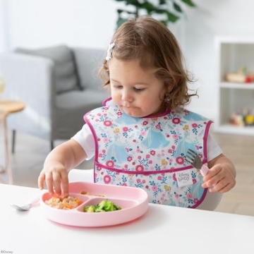 Bumkins Disney SuperBib for 6-24 Months, Lightweight & Waterproof