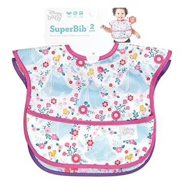 Bumkins Disney SuperBib for 6-24 Months, Lightweight & Waterproof