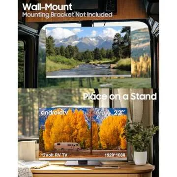 SYLVOX 32 Inch RV Smart TV – Perfect for Travel Entertainment
