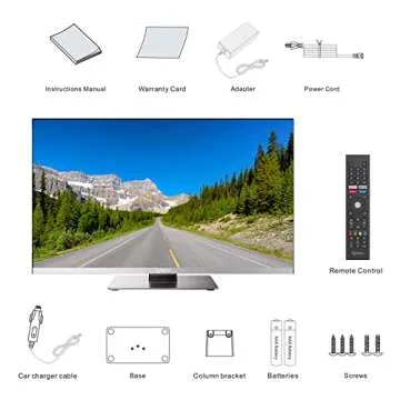 SYLVOX 32 Inch RV Smart TV – Perfect for Travel Entertainment