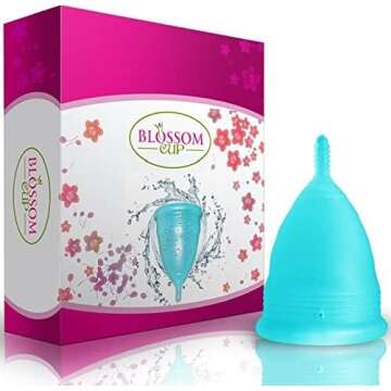 Blossom Menstrual Cup, Say No to Tampons | Get Blossom Cups for Menstrual Days| Period Cup, Reusable...