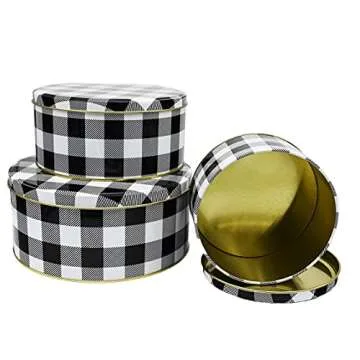Stylish Black Duck Set of 3 Decorative Nesting Tins