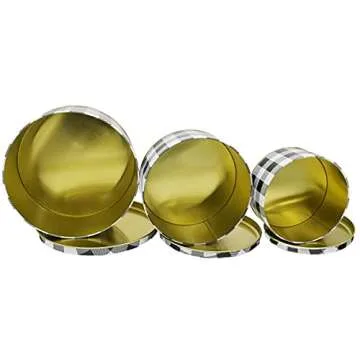 Stylish Black Duck Set of 3 Decorative Nesting Tins