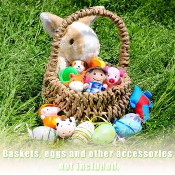 RIY 10Pcs Story Time Finger Puppets - Old Macdonald Had A Farm Educational Puppets Easter Basket Stuffers