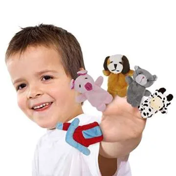 Old Macdonald Farm Finger Puppets for Creative Play