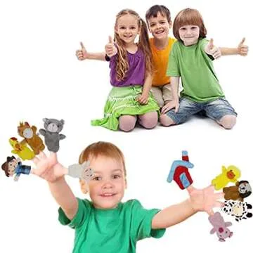 Old Macdonald Farm Finger Puppets for Creative Play