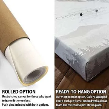 Holy Cow Canvas Personalized Farmhouse Push Pin World Map on Canvas, 3 Sizes, Includes Pins to Mark Travels, World Map Pin Board, Best Gifts for People Who Travel Gift for Travel Lovers