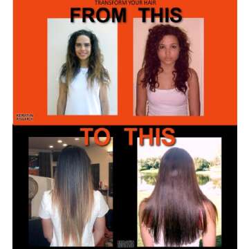 Brazilian Keratin Hair Treatment Professional X Large 1000ml Bottle with Easy Comb Proven Amazing Results