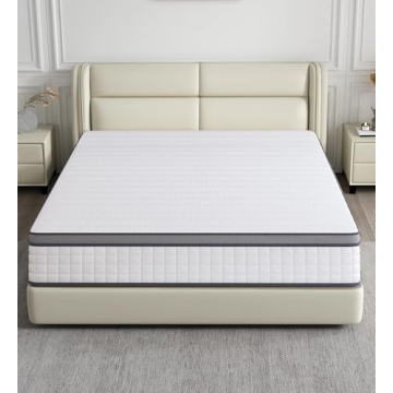 Elitspace 10 Inch Full Size Mattress - Hybrid Foam & Comfort