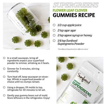 Sunfood Supergreens Powder for Gut Health & Energy