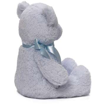 GUND Baby, My First Teddy Bear, Ultra Soft Animal Plush Toy for Babies and Newborns, Blue, 15”
