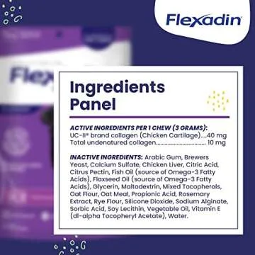 Vetoquinol Flexadin Joint Support Chews for Pets