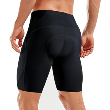 Sportneer Padded Bike Shorts for Men - 4D Padding for Road Cycling Comfort