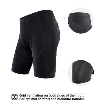 Comfortable Sportneer Padded Bike Shorts for Men