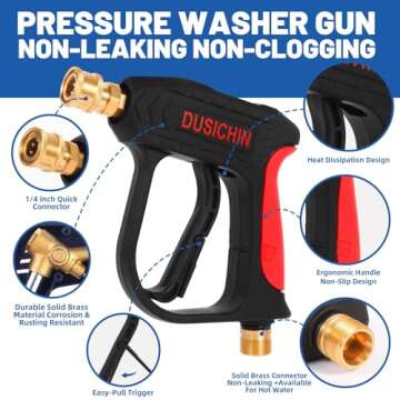 DUSICHIN DUS-018 Foam Cannon for Car Washing Excellence