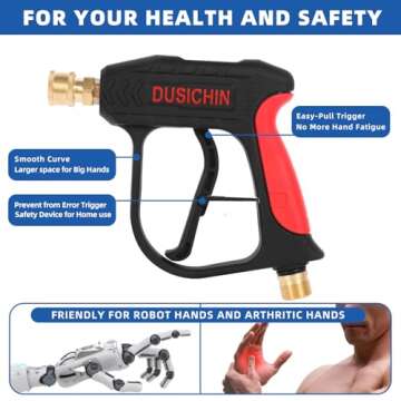 DUSICHIN DUS-018 Foam Cannon for Car Washing Excellence