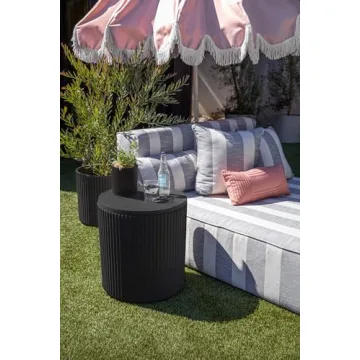 Veradek Outdoor Cooler Side Table - Stylish 2 in 1 Solution