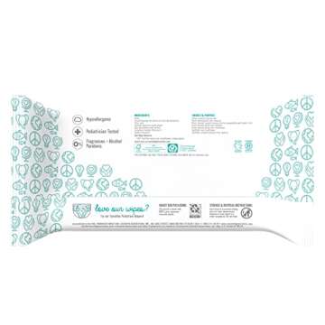 Seventh Generation Baby Wipes Refill – Gentle Unscented Protection for Sensitive Skin, 256 Count