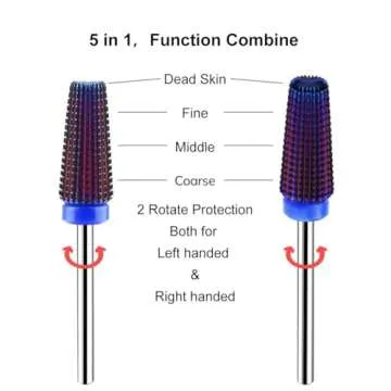 Lavinda 5 in 1 Nail Drill Bit for Professional Nail Care