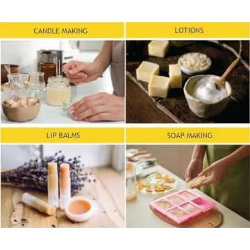 White Beeswax Pellets (1 lb) | 100% Pure, Cosmetic Grade, Triple-Filtered Beeswax for DIY Skin Care, Lip Balm, Lotion, and Candle Making