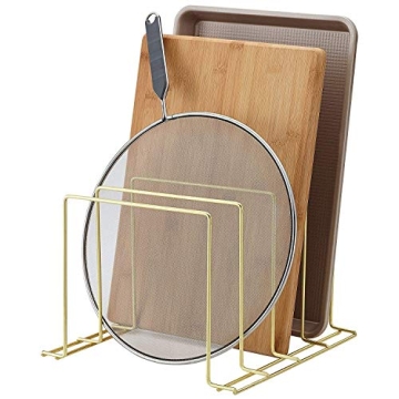 Better Houseware Multi-Purpose Organizing Rack in Brass