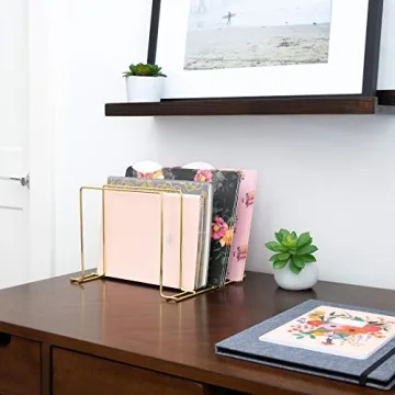 Better Houseware Multi-Purpose Organizing Rack in Brass