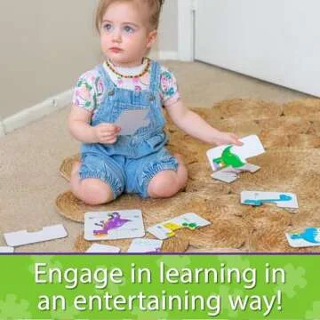 The Learning Journey: My First Match It - Dinosaurs - 2 Year Old Toys, Puzzles for Toddlers, Toddler Puzzle, Educational Toys for 2 Year Old - 15 Self-Correcting Matching Puzzles - Award Winning Toys