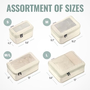 Aerotrunk Compression Packing Cubes for Efficient Travel Organizing