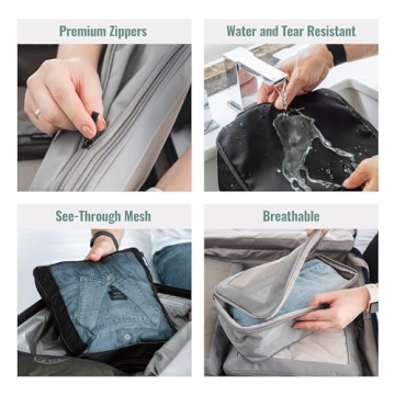 Aerotrunk Compression Packing Cubes for Efficient Travel Organizing