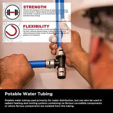 Durable Supply Giant PEX B Tubing for Potable Water