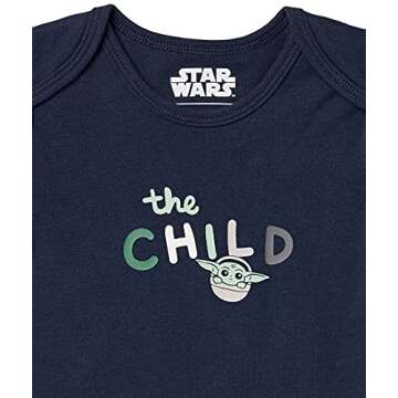 Amazon Essentials Disney | Marvel | Star Wars Unisex Babies' Short-Sleeve Bodysuits, Pack of 6, Star...