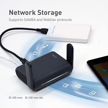 GL.iNet GL-A1300 Pocket VPN Travel Router for Secure Travel Wi-Fi