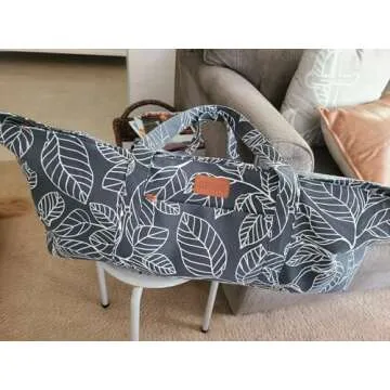 ELENTURE Large Yoga Mat Bag for Women Men, Travel Yoga Gym Bag for Pilates Office Beach Workout, Yoga Mat Tote Carrier with Mat Strap for 1/4" 1/2" Thick Exercise Yoga Mat