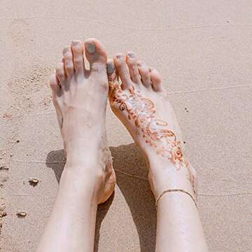 MEVECCO Link Chain Anklet 14K Gold Plated Boho Cute Dainty Mariner Chain Foot Ankle Bracelet Women