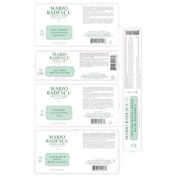 Mario Badescu MB Favorites Collection, Skin Care Gift Set Includes SPF 17 Moisturizer, Enzyme Cleans...