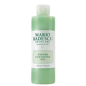 Mario Badescu MB Favorites Collection, Skin Care Gift Set Includes SPF 17 Moisturizer, Enzyme Cleansing Gel, Cucumber Cleansing Lotion, Hand Cream, Body Lotion, Cosmetic Bag & Compact Mirror