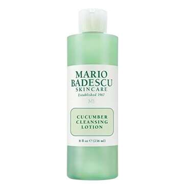 Mario Badescu MB Favorites Collection, Skin Care Gift Set Includes SPF 17 Moisturizer, Enzyme Cleansing Gel, Cucumber Cleansing Lotion, Hand Cream, Body Lotion, Cosmetic Bag & Compact Mirror