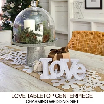 Bright Zeal LED LOVE Marquee Sign - Decorative Home Light